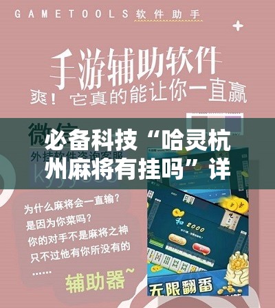 必备科技“哈灵杭州麻将有挂吗”详细分享装挂步骤