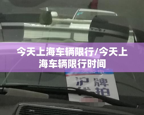 今天上海车辆限行/今天上海车辆限行时间