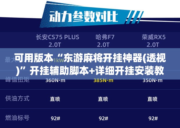可用版本“东游麻将开挂神器(透视)	”开挂辅助脚本+详细开挂安装教程