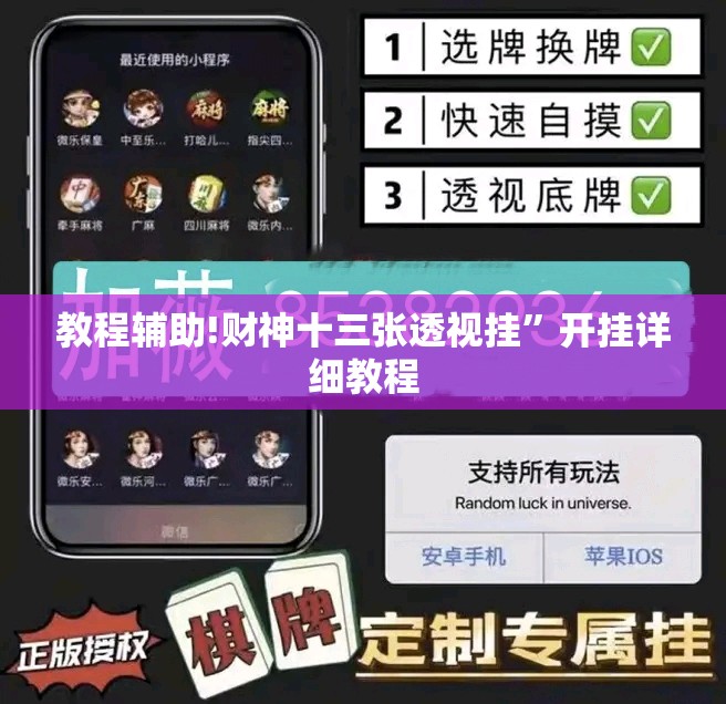 教程辅助!财神十三张透视挂	”开挂详细教程