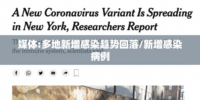 媒体:多地新增感染趋势回落/新增感染病例 媒体:多地新增感染趋势回落/新增感染病例