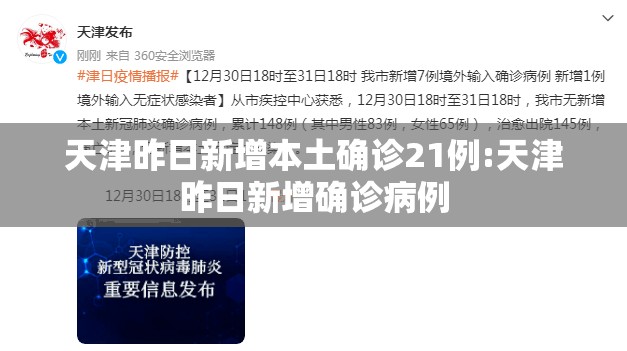 天津昨日新增本土确诊21例:天津昨日新增确诊病例 天津昨日新增本土确诊21例:天津昨日新增确诊病例