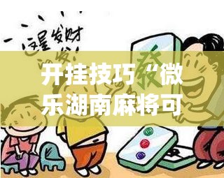 开挂技巧“微乐湖南麻将可以开挂吗	”(透视挂)辅助下载教程