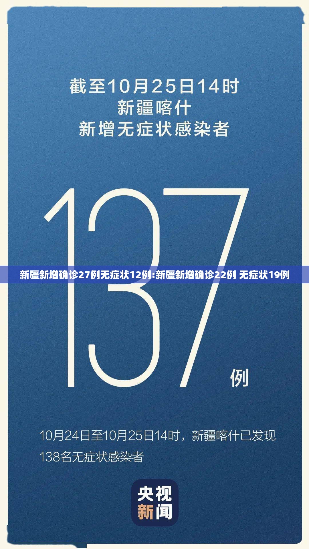 新疆新增确诊27例无症状12例:新疆新增确诊22例 无症状19例 新疆新增确诊27例无症状12例:新疆新增确诊22例 无症状19例
