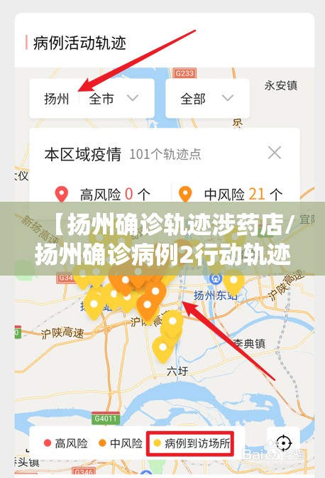 【扬州确诊轨迹涉药店/扬州确诊病例2行动轨迹】