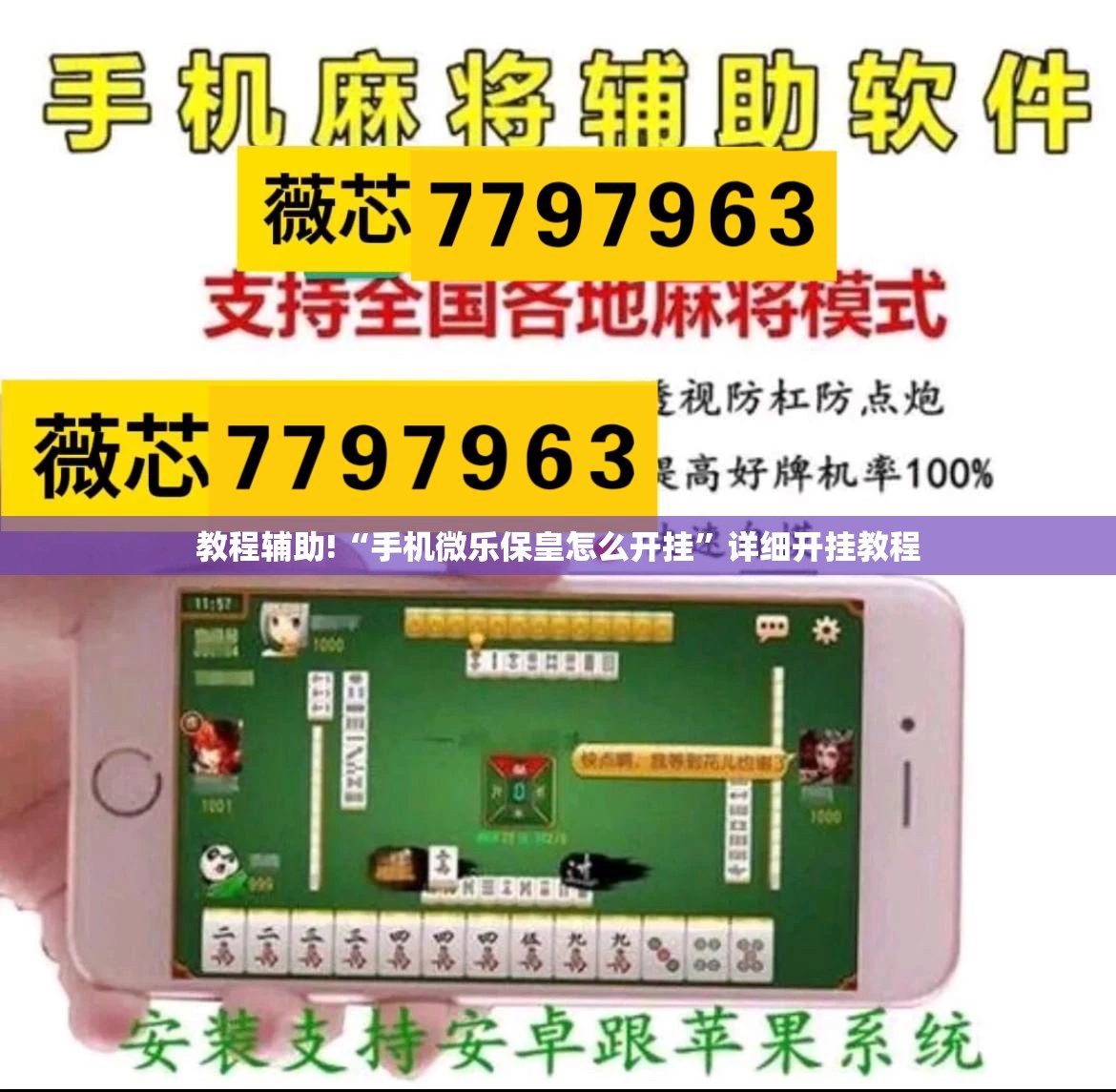 教程辅助!“手机微乐保皇怎么开挂	”详细开挂教程