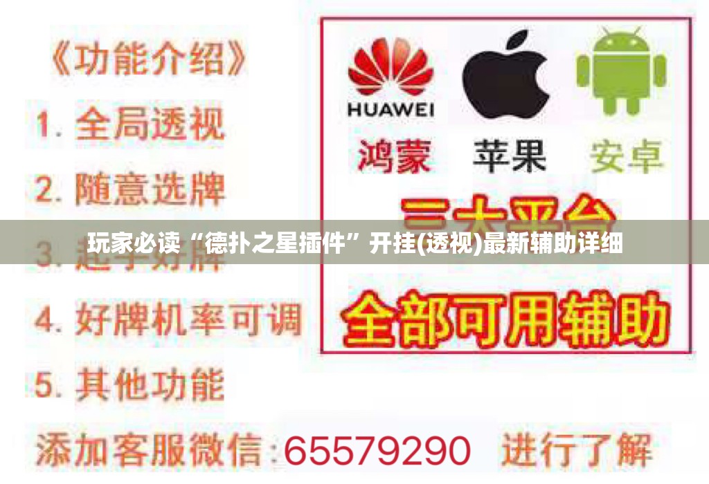 玩家必读“德扑之星插件”开挂(透视)最新辅助详细