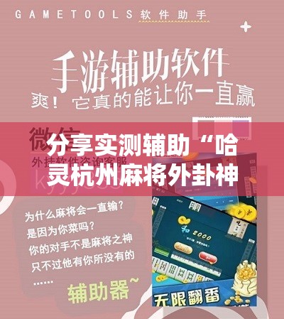 分享实测辅助“哈灵杭州麻将外卦神器	”详细分享装挂步骤