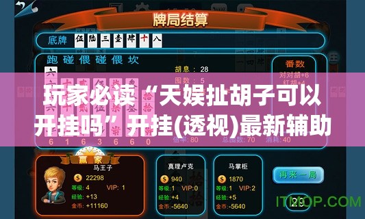 玩家必读“天娱扯胡子可以开挂吗”开挂(透视)最新辅助详细