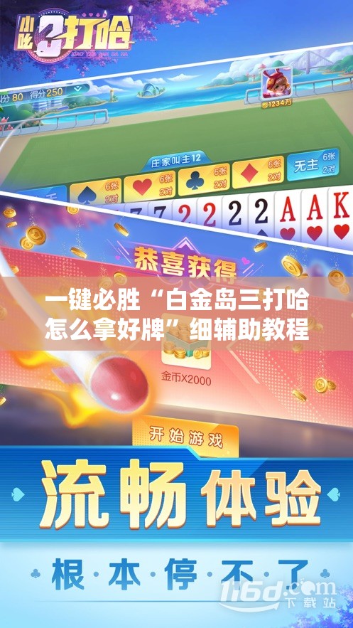 一键必胜“白金岛三打哈怎么拿好牌”细辅助教程分享