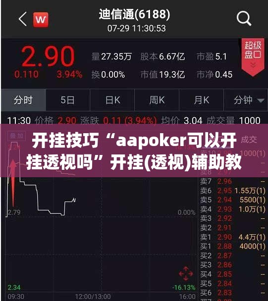 开挂技巧“aapoker可以开挂透视吗”开挂(透视)辅助教程