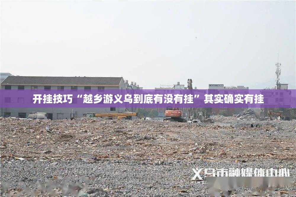 开挂技巧“越乡游义乌到底有没有挂	”其实确实有挂
