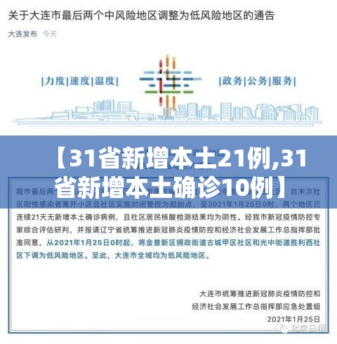 【31省新增本土21例,31省新增本土确诊10例】 【31省新增本土21例,31省新增本土确诊10例】