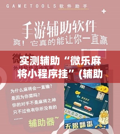 实测辅助“微乐麻将小程序挂”(辅助神器)开挂详细教程