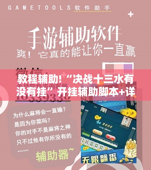 教程辅助!“决战十三水有没有挂”开挂辅助脚本+详细开挂安装教程