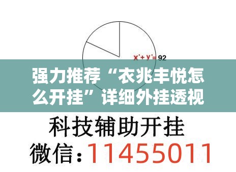 强力推荐“衣兆丰悦怎么开挂”详细外挂透视辅助软件教程