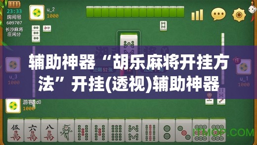 辅助神器“胡乐麻将开挂方法”开挂(透视)辅助神器