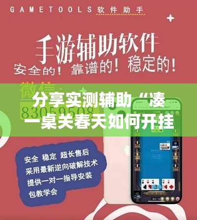 分享实测辅助“凑一桌关春天如何开挂”(辅助神器)开挂详细教程