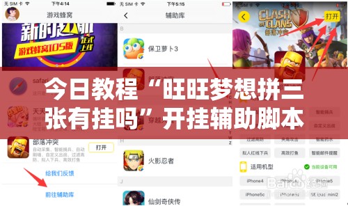 今日教程“旺旺梦想拼三张有挂吗”开挂辅助脚本+详细开挂安装教程