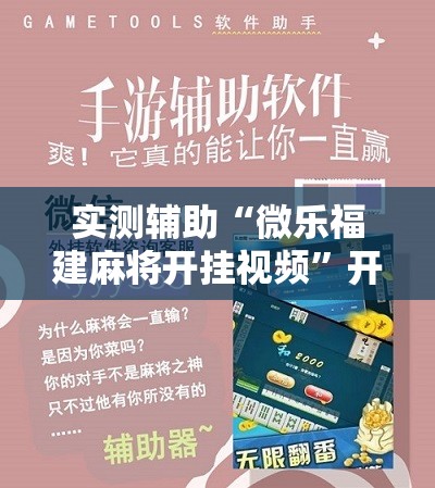 实测辅助“微乐福建麻将开挂视频”开挂辅助脚本+详细开挂安装教程