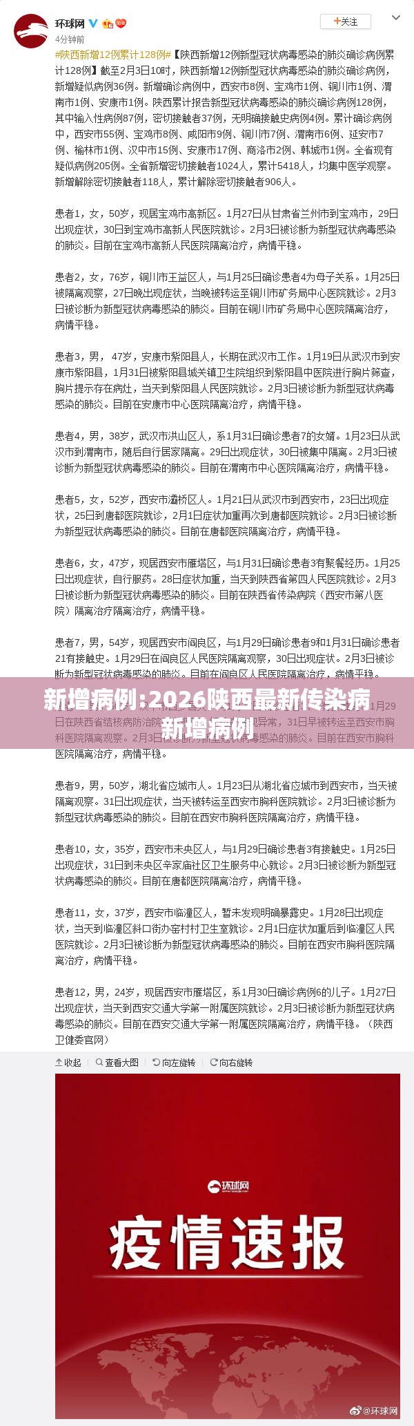 新增病例:2026陕西最新传染病新增病例 新增病例:2026陕西最新传染病新增病例