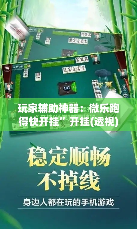 玩家辅助神器：微乐跑得快开挂”开挂(透视)最新辅助详细