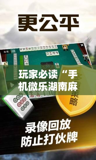 玩家必读“手机微乐湖南麻将怎么开挂”开挂详细教程