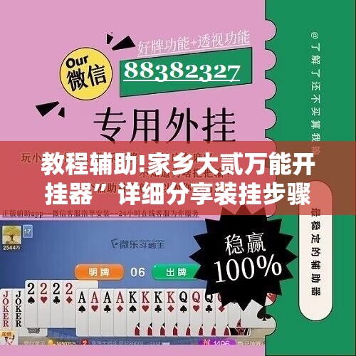 教程辅助!家乡大贰万能开挂器”详细分享装挂步骤