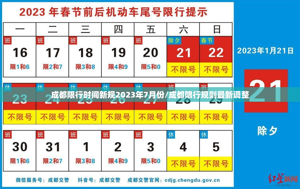 成都限行时间新规2023年7月份/成都限行规则最新调整 成都限行时间新规2023年7月份/成都限行规则最新调整