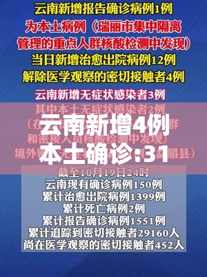 云南新增4例本土确诊:31省区市新增本土确诊3例 在云南