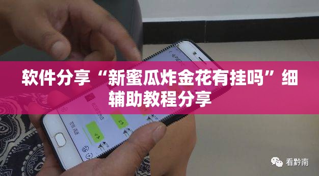 软件分享“新蜜瓜炸金花有挂吗	”细辅助教程分享