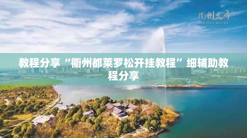 教程分享“衢州都莱罗松开挂教程”细辅助教程分享