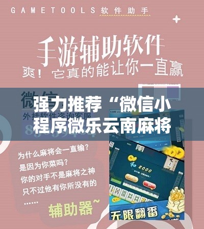 强力推荐“微信小程序微乐云南麻将有挂吗”2026开挂教程步骤