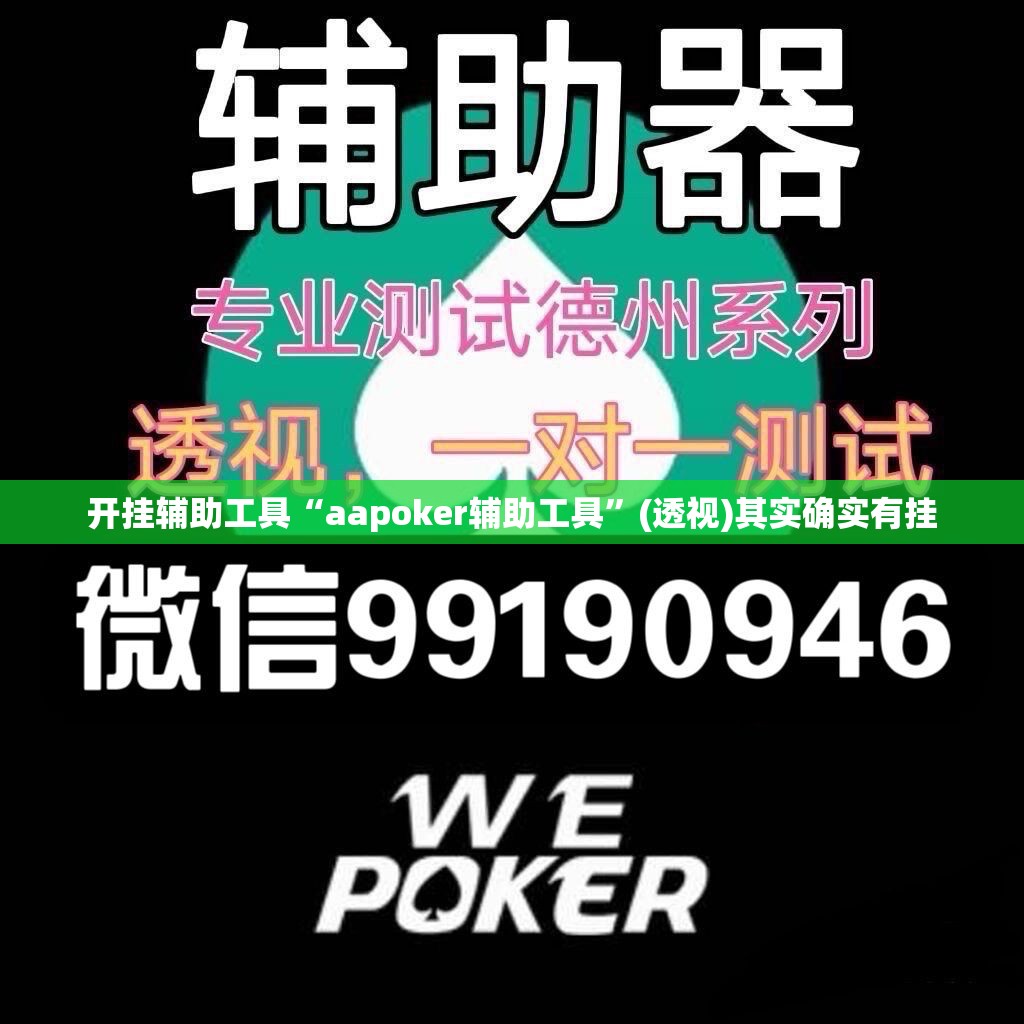 开挂辅助工具“aapoker辅助工具”(透视)其实确实有挂