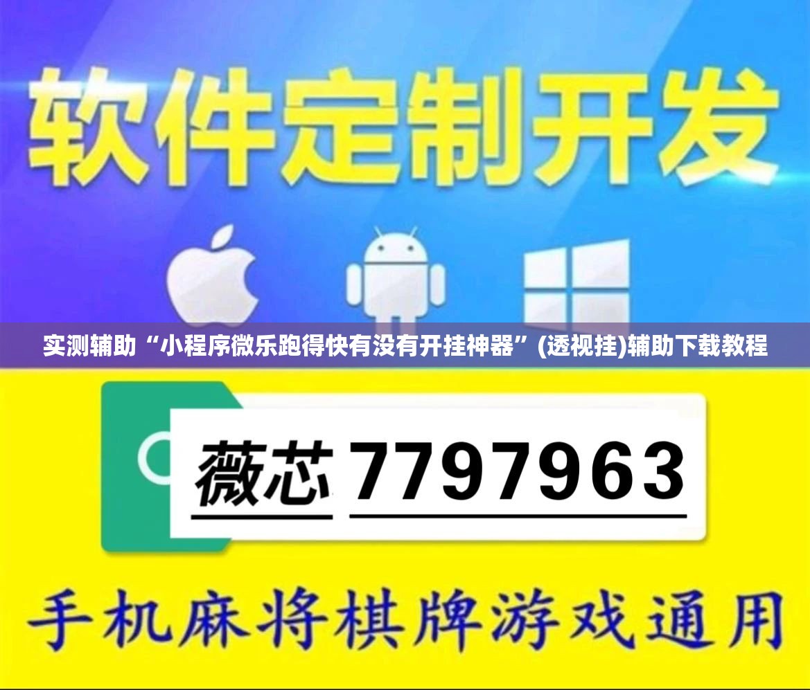 实测辅助“小程序微乐跑得快有没有开挂神器”(透视挂)辅助下载教程