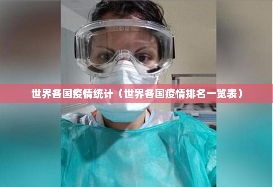 世界各国疫情统计(世界各国疫情排名一览表) 世界各国疫情统计(世界各国疫情排名一览表)