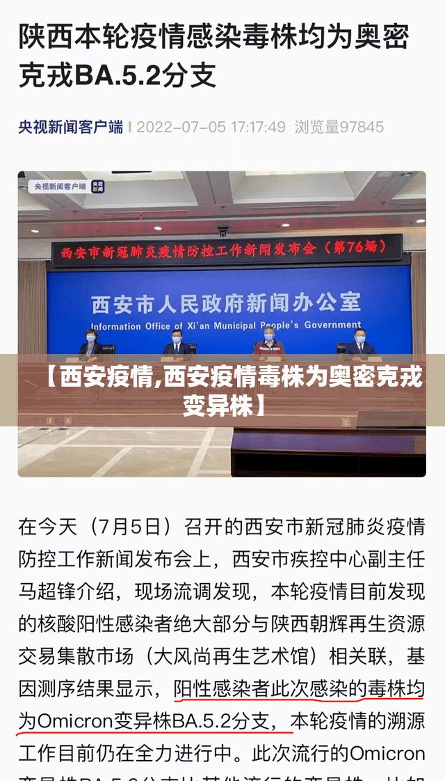 【西安疫情,西安疫情毒株为奥密克戎变异株】 【西安疫情,西安疫情毒株为奥密克戎变异株】