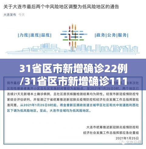 31省区市新增确诊22例/31省区市新增确诊111例 31省区市新增确诊22例/31省区市新增确诊111例