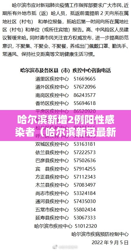 哈尔滨新增2例阳性感染者（哈尔滨新冠最新消息今天新增）