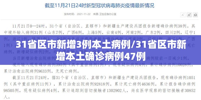 31省区市新增3例本土病例/31省区市新增本土确诊病例47例