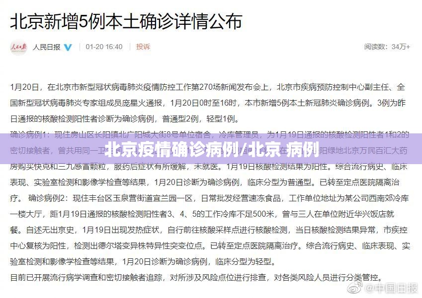北京疫情确诊病例/北京 病例 北京疫情确诊病例/北京 病例
