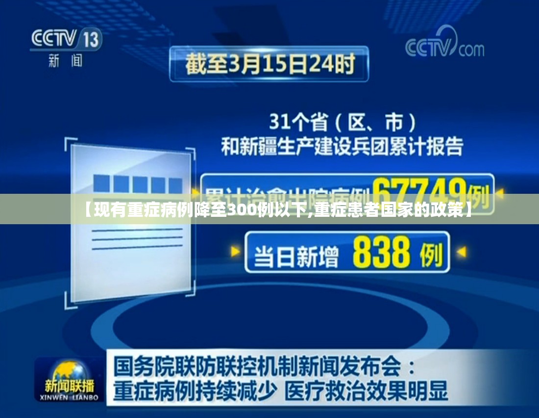 【现有重症病例降至300例以下,重症患者国家的政策】 【现有重症病例降至300例以下,重症患者国家的政策】