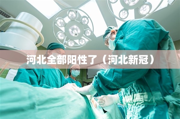 河北全部阳性了(河北新冠) 河北全部阳性了(河北新冠)