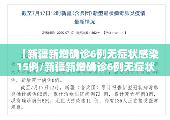 【新疆新增确诊6例无症状感染15例/新疆新增确诊6例无症状感染15例是什么】