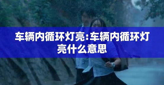 车辆内循环灯亮:车辆内循环灯亮什么意思 车辆内循环灯亮:车辆内循环灯亮什么意思