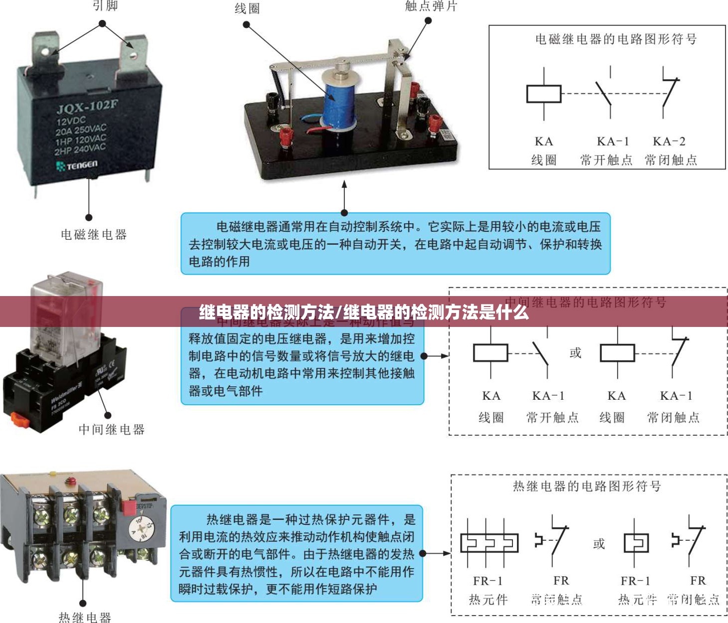 继电器的检测方法/继电器的检测方法是什么 继电器的检测方法/继电器的检测方法是什么