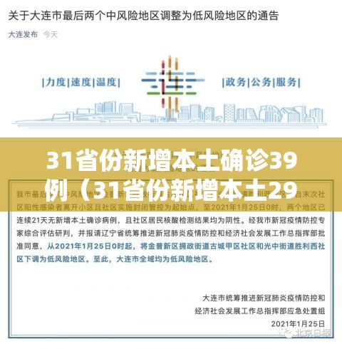 31省份新增本土确诊39例(31省份新增本土297 944) 31省份新增本土确诊39例(31省份新增本土297 944)