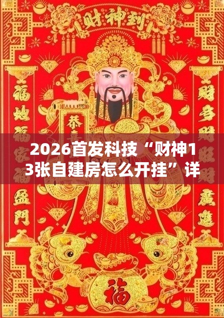 2026首发科技“财神13张自建房怎么开挂”详细分享装挂步骤