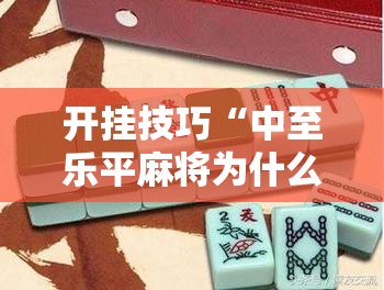 开挂技巧“中至乐平麻将为什么一直输钱”科技辅助神器手机版