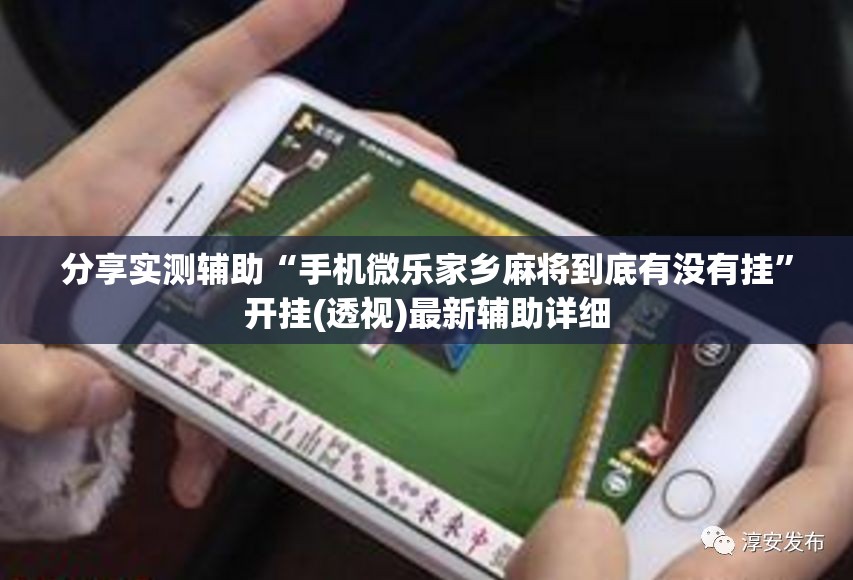 分享实测辅助“手机微乐家乡麻将到底有没有挂”开挂(透视)最新辅助详细